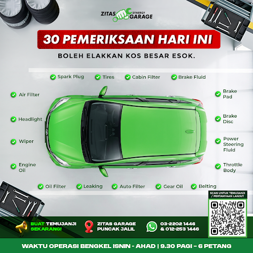 Bengkel Kereta Zitas - Servis Kereta, Kedai Tayar & Aircond Seri Kembangan